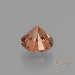 9,17 ctw natürlicher Mittelorange Zirkon, Runden, VVS-VS