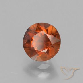 9,17 ctw natürlicher Dunkelorange Zirkon, Runden, VS