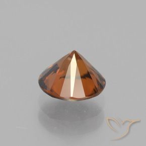 9,17 ctw natürlicher Dunkelorange Zirkon, Runden, VS