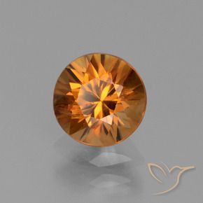 9,17 ctw natürlicher Erde Orange Zirkon, Runden, VS