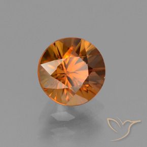 9,17 ctw natürlicher Gelblich-orange Zirkon, Runden, VVS