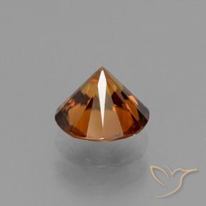 9,17 ctw natürlicher Gelblich-orange Zirkon, Runden, VVS