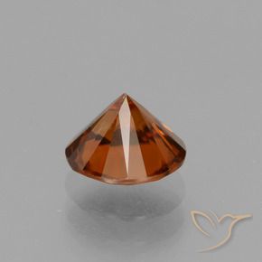 9,17 ctw natürlicher rötlich-orange Zirkon, Runden, VS