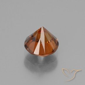 9,17 ctw natürlicher tieforange Zirkon, Runden, VS