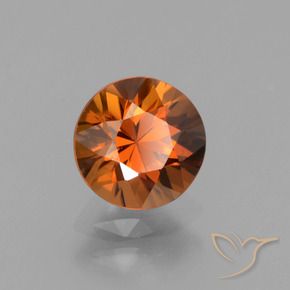9,17 ctw natürlicher Mittelorange Zirkon, Runden, VVS
