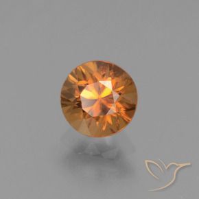 9,17 ctw natürlicher Mittelorange Zirkon, Runden, VVS