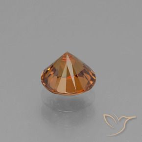 9,17 ctw natürlicher Mittelorange Zirkon, Runden, VVS