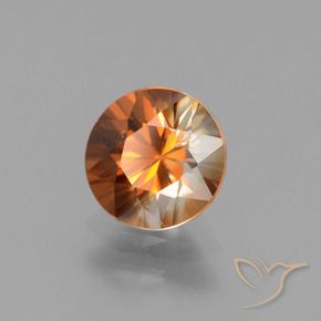 9,17 ctw natürlicher Mittelorange Zirkon, Runden, VVS
