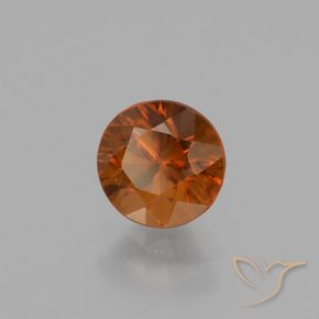 9,17 ctw natürlicher Amber Orange Zirkon, Runden, VS