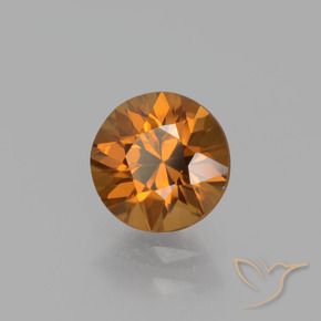 9,17 ctw natürlicher tieforange Zirkon, Runden, VS