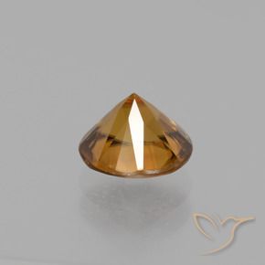 9,17 ctw natürlicher tieforange Zirkon, Runden, VS
