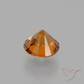 9,17 ctw natürlicher Erdiges Orange Zirkon, Runden, VS