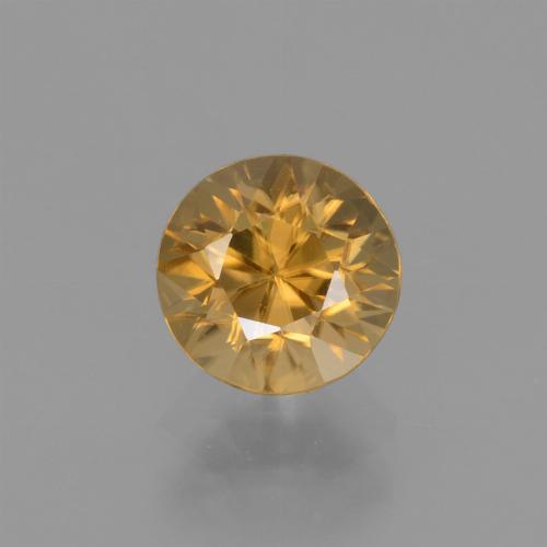 1,88 ctw natürlicher goldener Zirkon, Rundschliff, VS