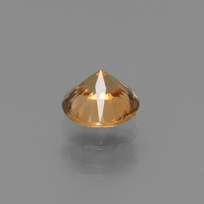 1,26 ctw natürlicher Gold Zirkon, Rundschliff, VVS