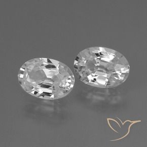 2.30 ct natürliche Weiß Zirkon-Edelsteine, Oval, VVS