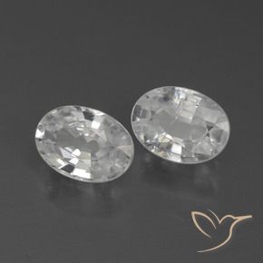 2.30 ct natürliche Weiß Zirkon-Edelsteine, Oval, VS