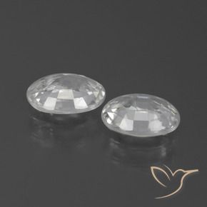 2.30 ct natürliche Weiß Zirkon-Edelsteine, Oval, VS