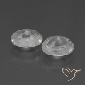 2.74 ct natürliche Weiß Zirkon-Edelsteine, Oval, VS