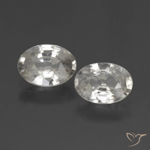 2.17ctw Natürlicher Warmweiß Zirkon, Oval, VVS-VS
