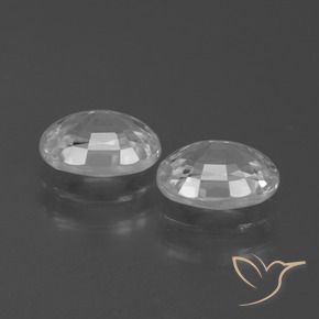 2.69 ct natürliche Weiß Zirkon-Edelsteine, Oval, VVS
