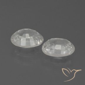 2.76 ct natürliche Weiß Zirkon-Edelsteine, Oval, VS