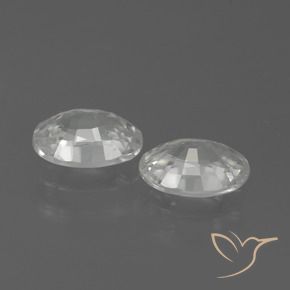 2.41 ct natürliche Weiß Zirkon-Edelsteine, Oval, VVS