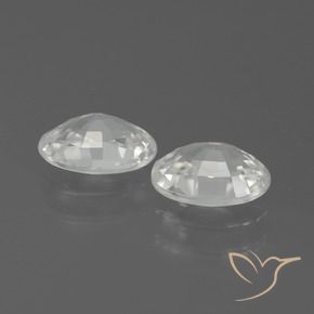 2.24 ct natürliche Weiß Zirkon-Edelsteine, Oval, VVS