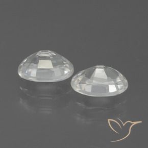 2.63 ct natürliche Weiß Zirkon-Edelsteine, Oval, VS