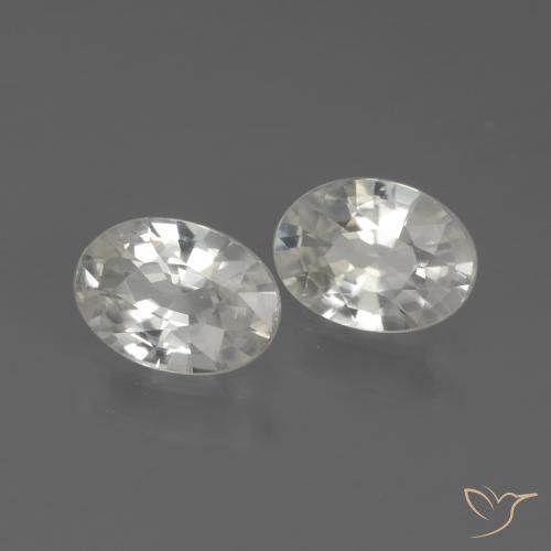 2.05 ct natürliche Warmweiß Zirkon-Edelsteine, Oval, VVS-VS