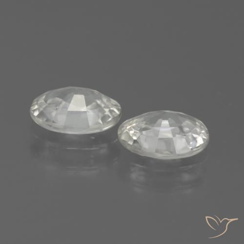 2.05 ct natürliche Warmweiß Zirkon-Edelsteine, Oval, VVS-VS