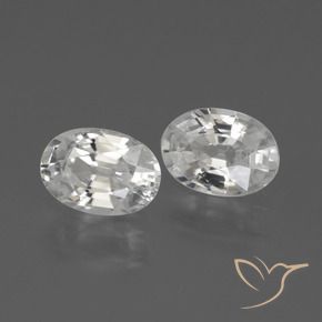 2.30 ct natürliche Weiß Zirkon-Edelsteine, Oval, VVS