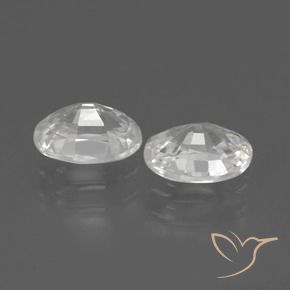 2.30 ct natürliche Weiß Zirkon-Edelsteine, Oval, VVS