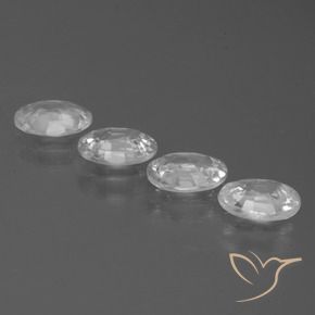 4.04 ct natürliche Klares Weiß Zirkon-Edelsteine, Oval, VVS-VS