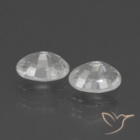 2.65 ct natürliche Weiß Zirkon-Edelsteine, Oval, VS