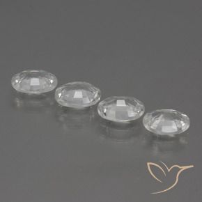 4.56 ct natürliche Weiß Zirkon-Edelsteine, Oval, VS