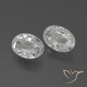 2.30 ct natürliche Weiß Zirkon-Edelsteine, Oval, VS
