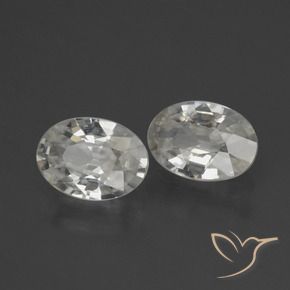 2.24 ct natürliche Weiß Zirkon-Edelsteine, Oval, VS