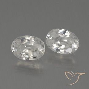 2.42 ct natürliche Warmweiß Zirkon-Edelsteine, Oval, VS