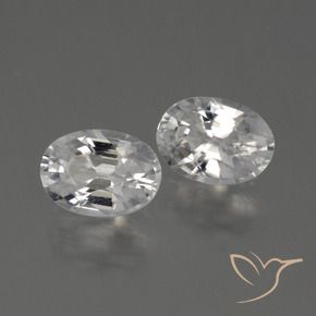 2.47 ct natürliche Warmweiß Zirkon-Edelsteine, Oval, VVS