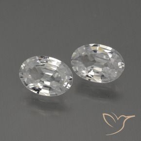 2.15 ct natürliche Warmweiß Zirkon-Edelsteine, Oval, VS