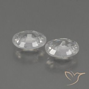 2.25 ct natürliche Weiß Zirkon-Edelsteine, Oval, VS