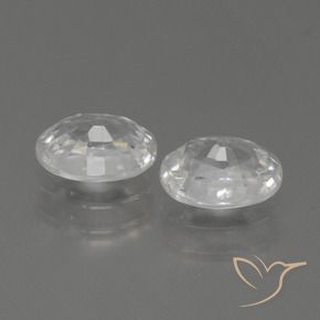 2.56 ct natürliche Warmweiß Zirkon-Edelsteine, Oval, VS