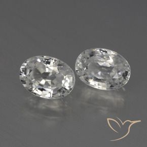 2.54 ct natürliche Warmweiß Zirkon-Edelsteine, Oval, VS