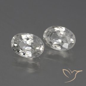 2.45 ct natürliche Warmweiß Zirkon-Edelsteine, Oval, VS