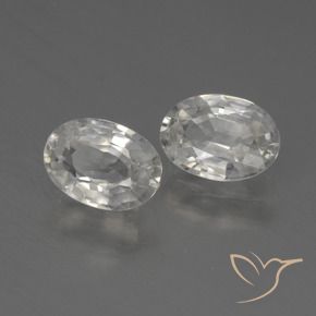 2.21 ct natürliche Warmweiß Zirkon-Edelsteine, Oval, VS