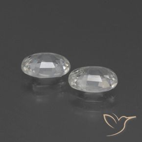 2.30 ct natürliche Weiß Zirkon-Edelsteine, Oval, VS