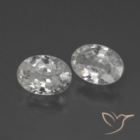 2.19 ct natürliche Warmweiß Zirkon-Edelsteine, Oval, VVS-VS