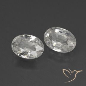 2.31 ct natürliche Warmweiß Zirkon-Edelsteine, Oval, VVS-VS