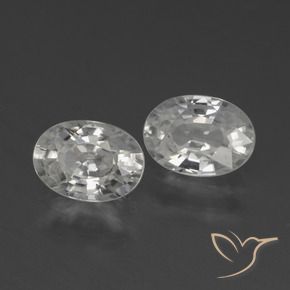 2.44 ct natürliche Warmweiß Zirkon-Edelsteine, Oval, VVS