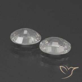 2.44 ct natürliche Warmweiß Zirkon-Edelsteine, Oval, VVS